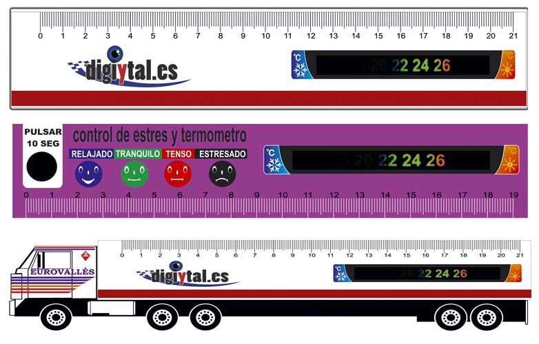 termometros para calendarios